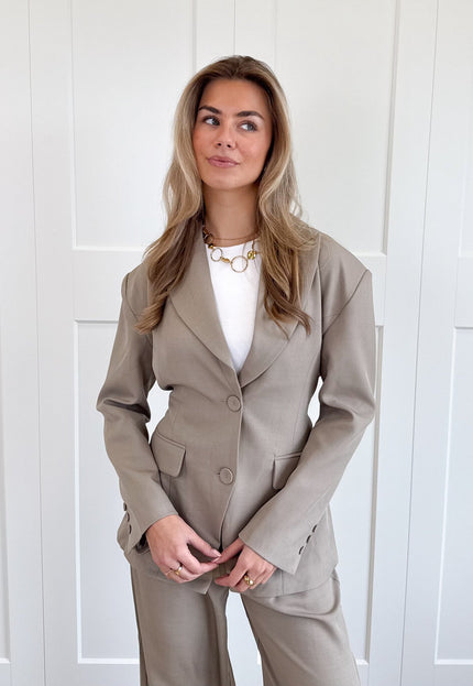 Famous Online Store Blazer Lianne taupe