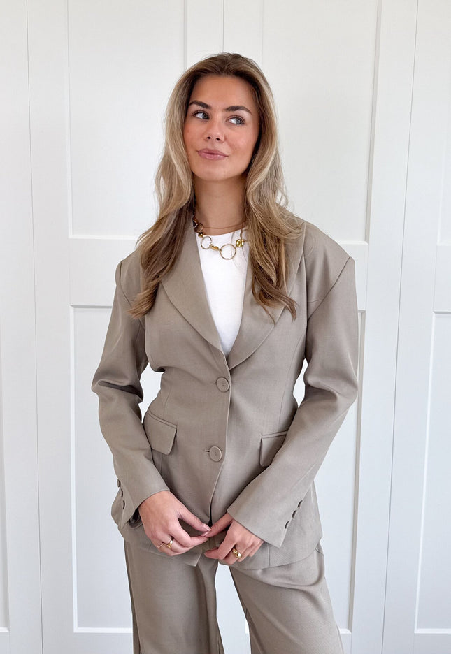 Famous Online Store Blazer Lianne taupe