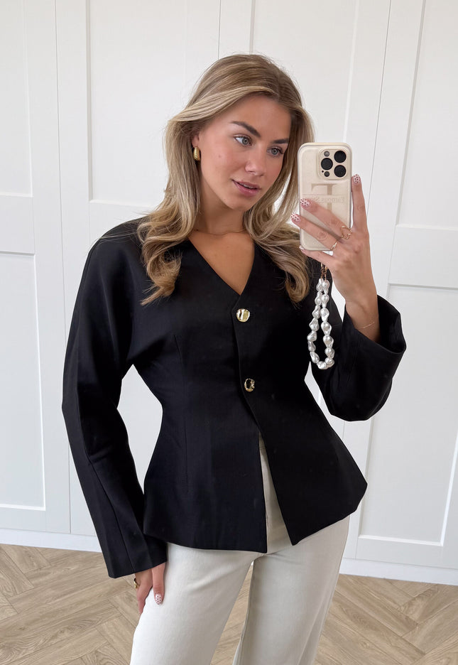 Famous Online Store Blazer Serena zwart