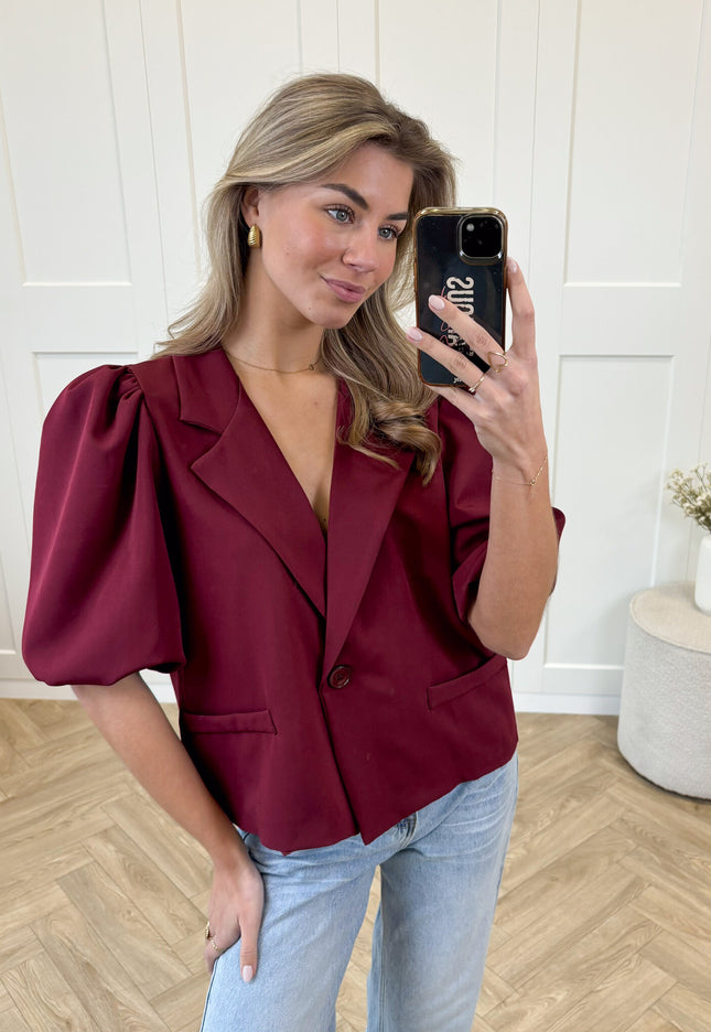 Famous Online Store Blazer Zarah bordeaux