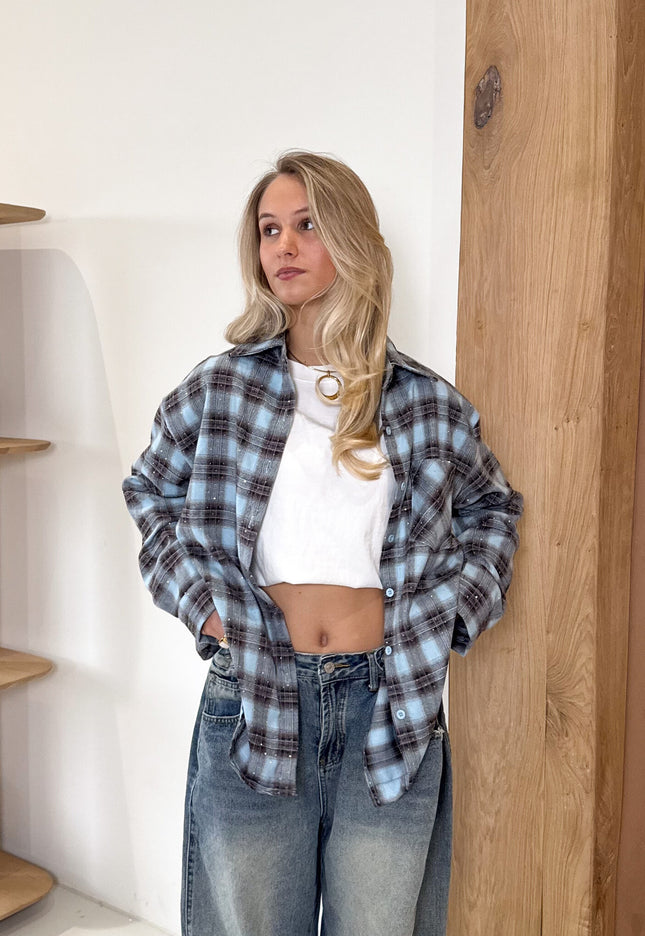Famous Online Store Blouse Audrey blauw