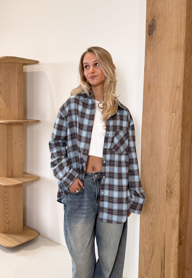 Famous Online Store Blouse Audrey blauw