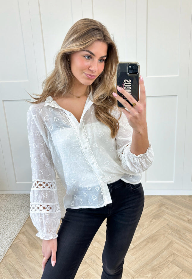 Famous Online Store Blouse Emma wit