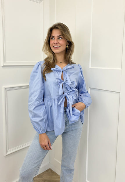 Famous Online Store Blouse Hazel blauw