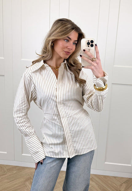 Famous Online Store Blouse Isabella beige