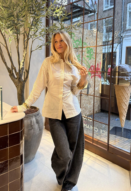 Famous Online Store Blouse Isabella beige