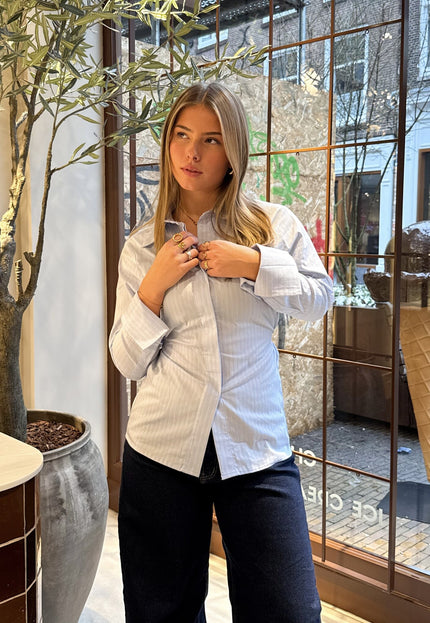 Famous Online Store Blouse Isabella blauw