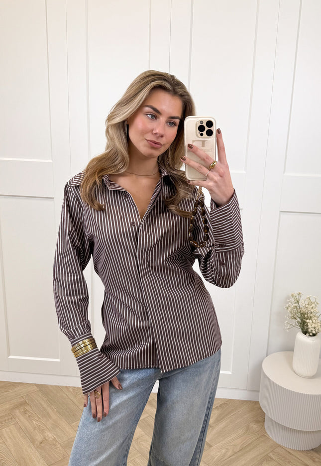 Famous Online Store Blouse Isabella bruin