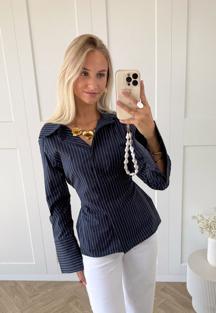 Famous Online Store Blouse Isabella navy