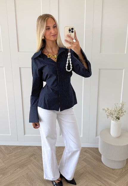 Famous Online Store Blouse Isabella navy