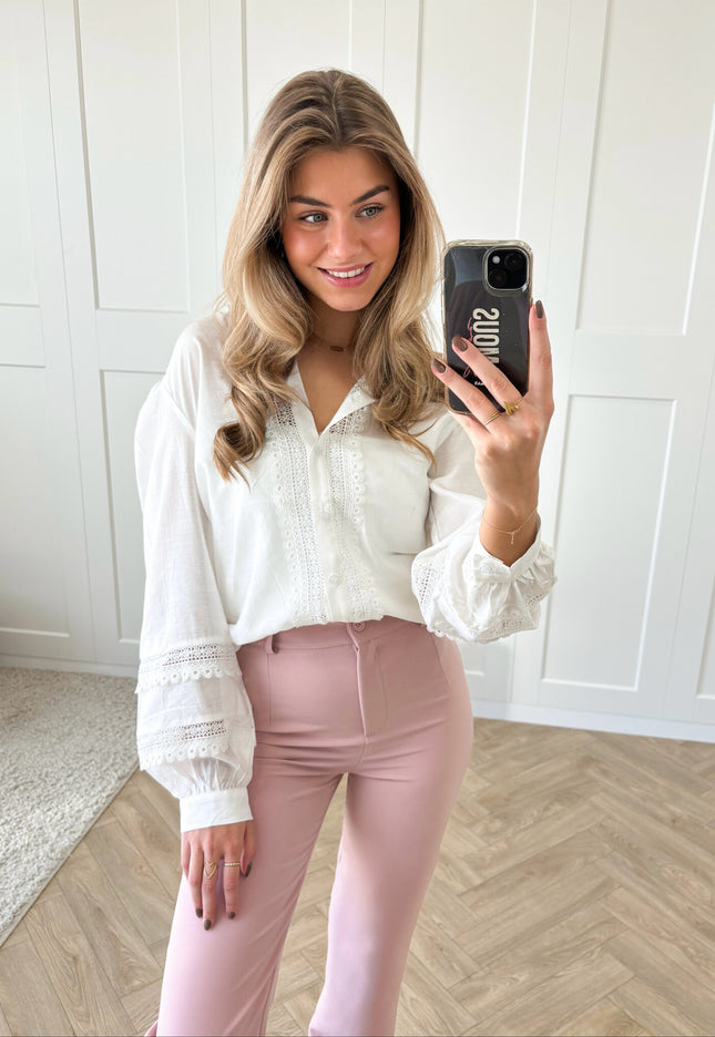 Famous Online Store Blouse Sanne wit