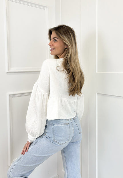 Famous Online Store Blouse vera wit