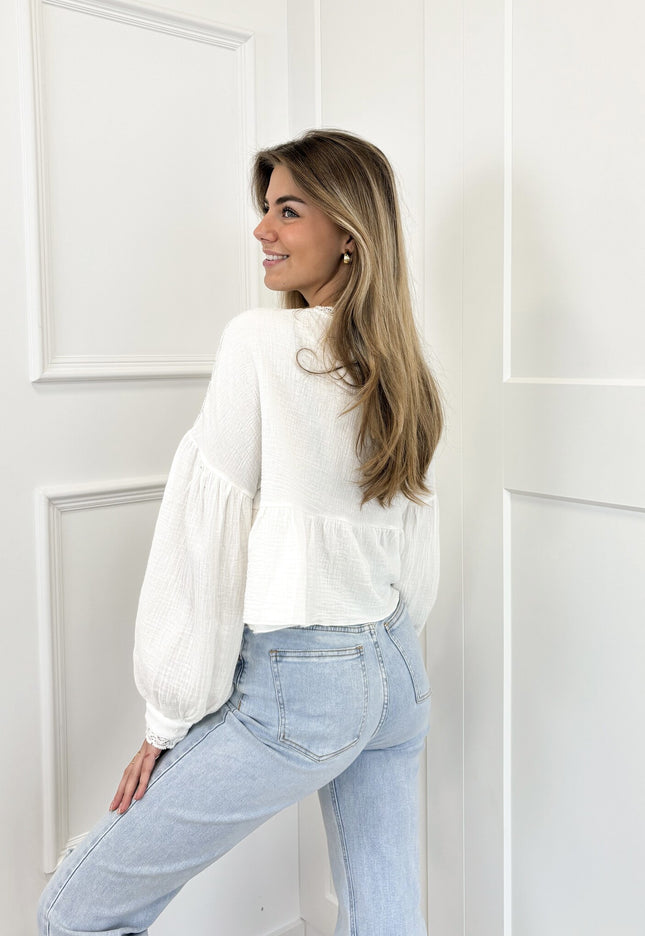 Famous Online Store Blouse vera wit