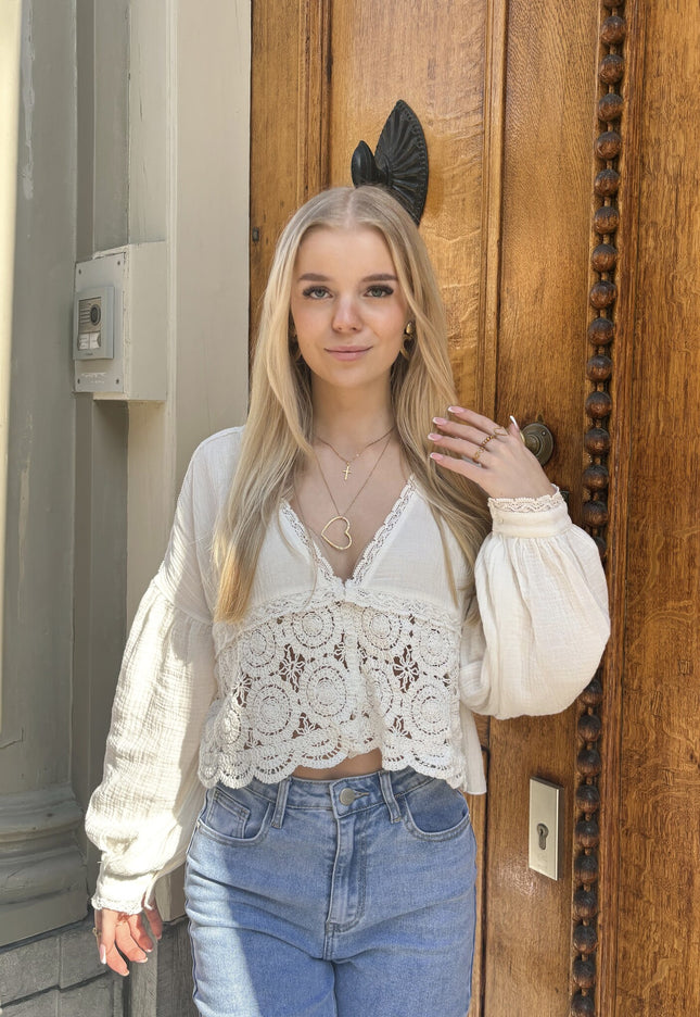 Famous Online Store Blouse vera wit