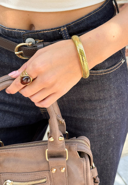 Famous Online Store Bold gold bangle