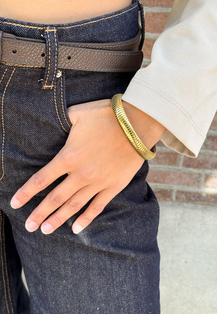 Famous Online Store Bold gold bangle