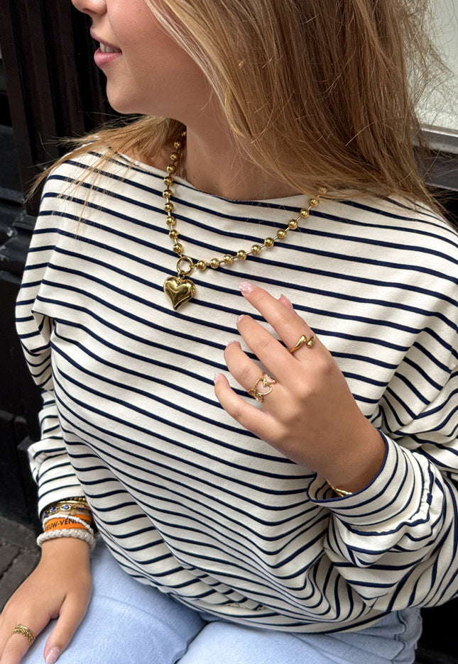 Famous Online Store Bold Heart ketting