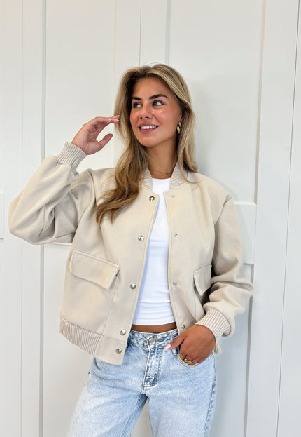 Famous Online Store Bomberjack Brooklyn beige