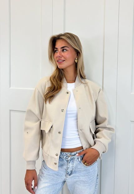Famous Online Store Bomberjack Brooklyn beige