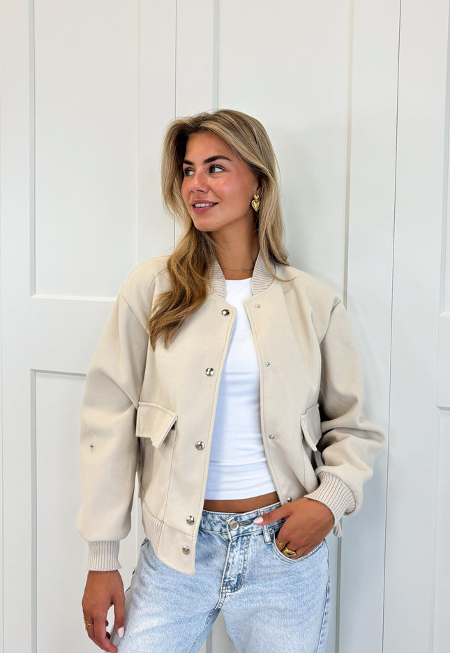 Famous Online Store Bomberjack Brooklyn beige