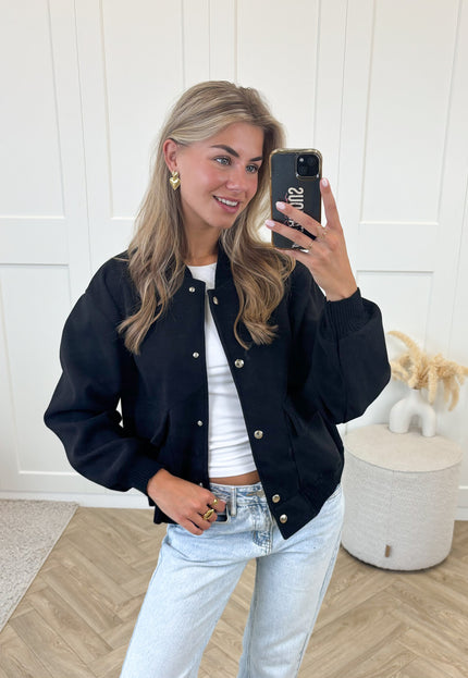 Famous Online Store Bomberjack Brooklyn zwart