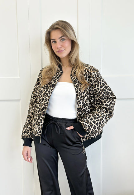 Famous Online Store Bomberjacket leopard
