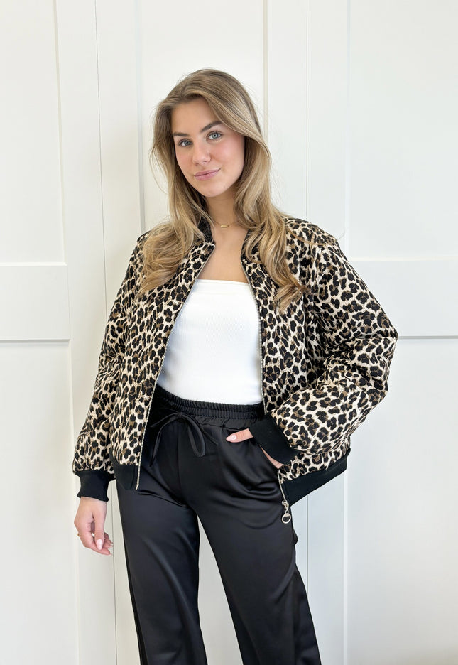 Famous Online Store Bomberjacket leopard