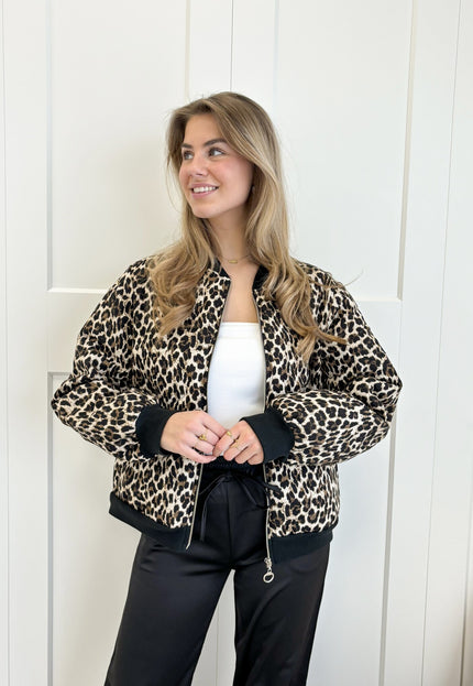 Famous Online Store Bomberjacket leopard