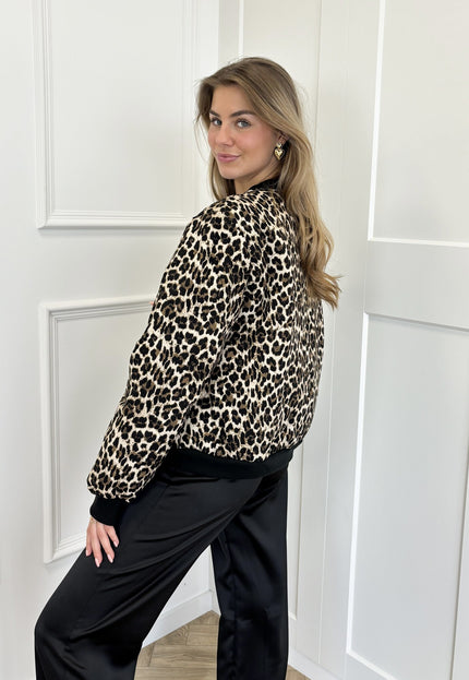 Famous Online Store Bomberjacket leopard