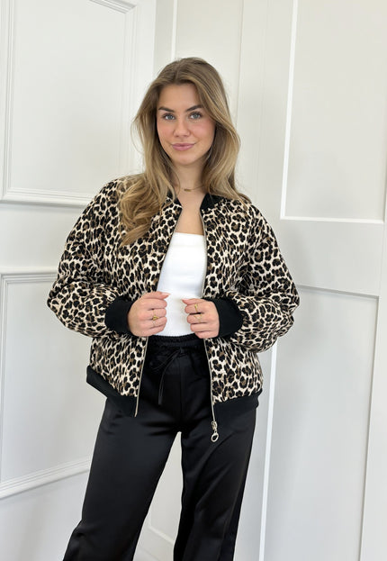 Famous Online Store Bomberjacket leopard
