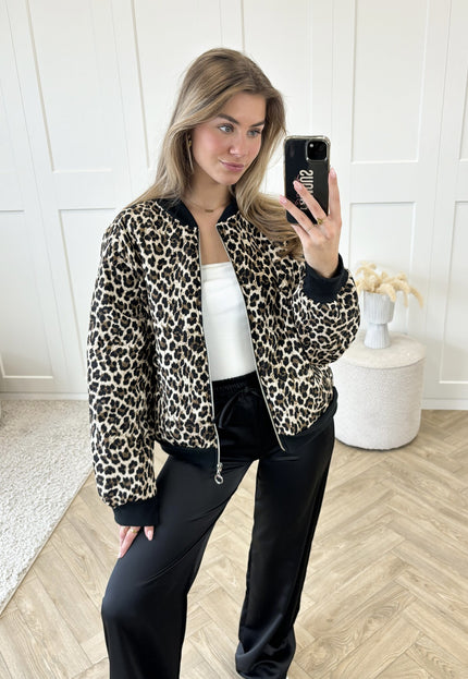 Famous Online Store Bomberjacket leopard