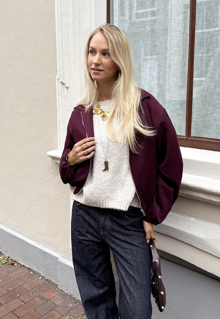 Famous Online Store Bomberjas Noor bordeaux