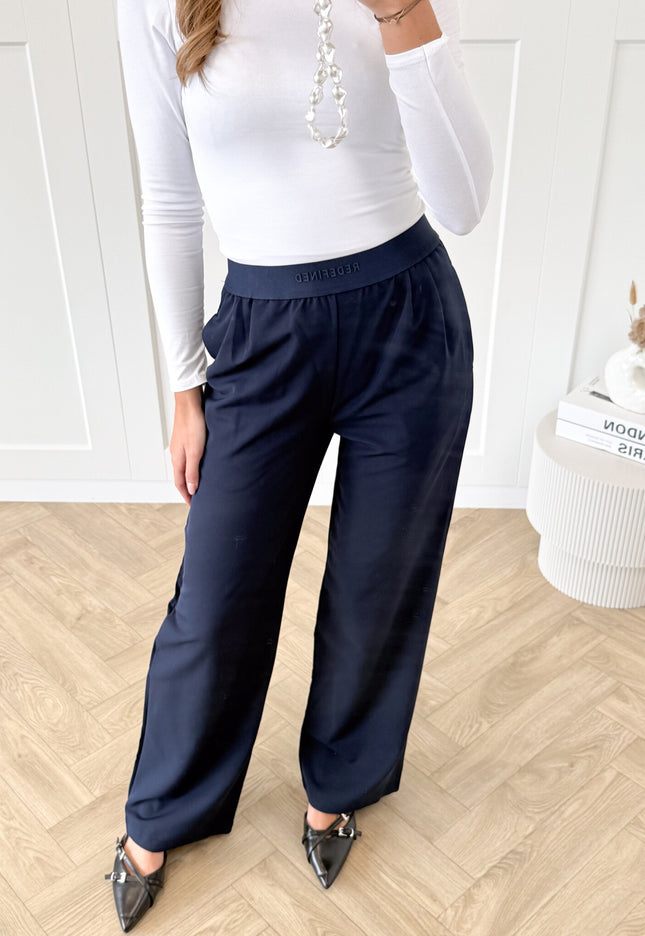 Famous Online Store Broek Isola blauw