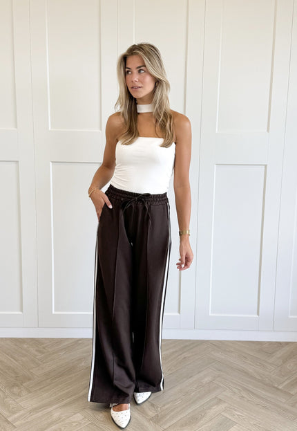 Famous Online Store Broek Roxanne bruin