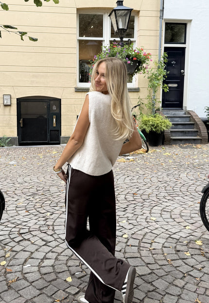 Famous Online Store Broek Roxanne bruin