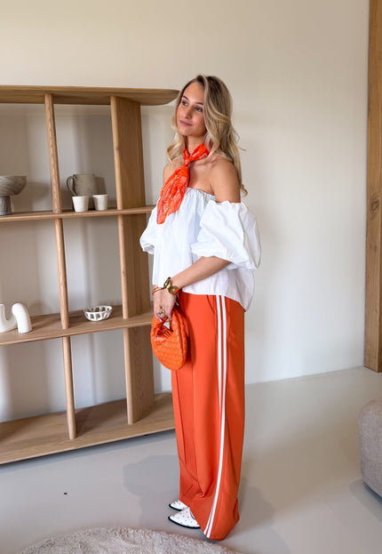 Famous Online Store Broek Talia oranje