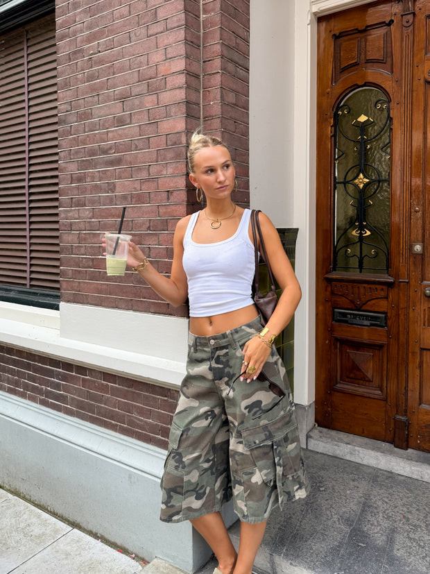 Famous Online Store Camo jort