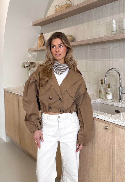 Famous Online Store Cato trenchcoat taupe