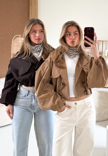 Famous Online Store Cato trenchcoat taupe