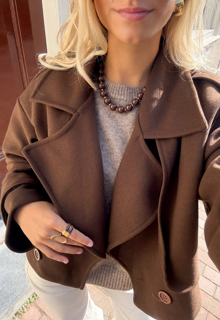 Famous Online Store Choco kralenketting
