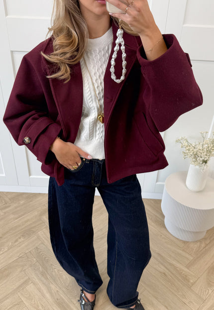 Famous Online Store Coat Angel bordeaux