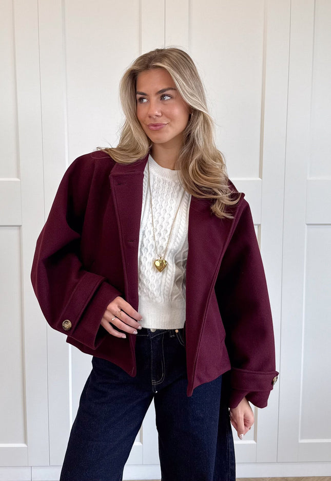 Famous Online Store Coat Angel bordeaux