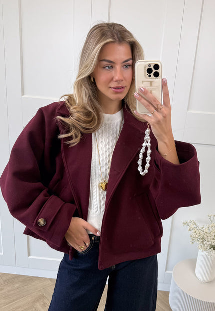 Famous Online Store Coat Angel bordeaux
