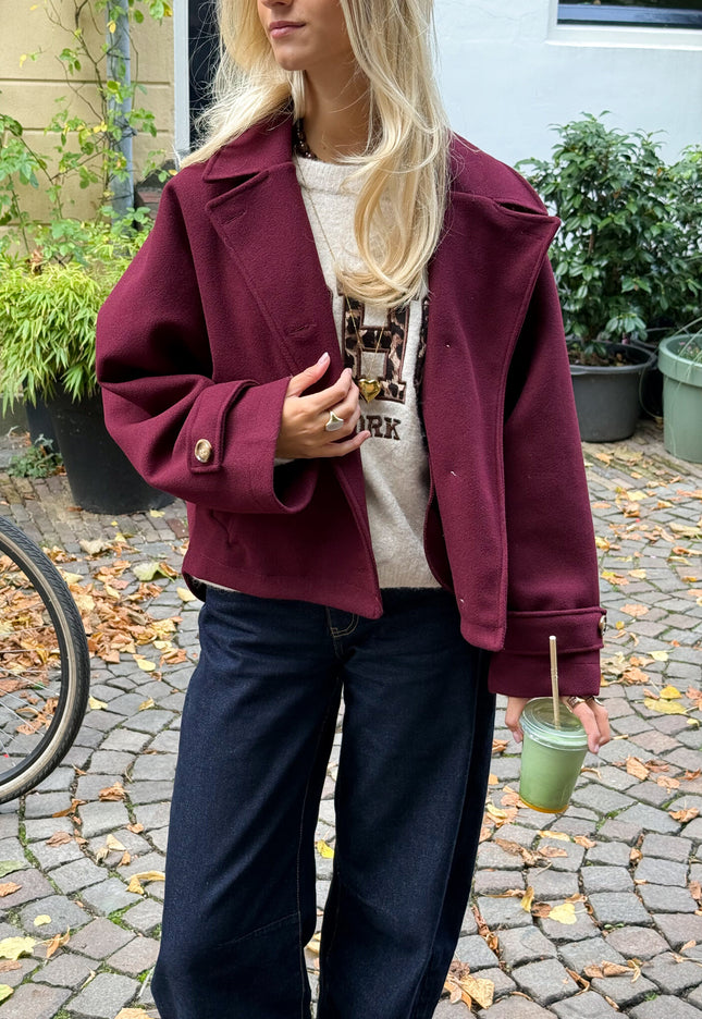 Famous Online Store Coat Angel bordeaux