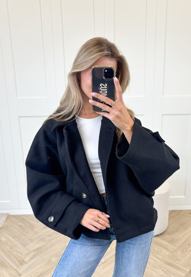 Famous Online Store Coat Angel zwart