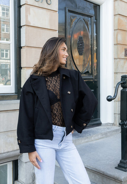 Famous Online Store Coat Angel zwart