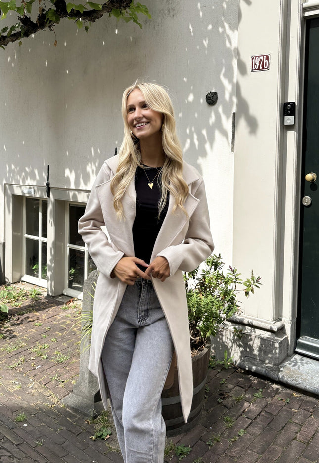 Famous Online Store Coat Lisa beige