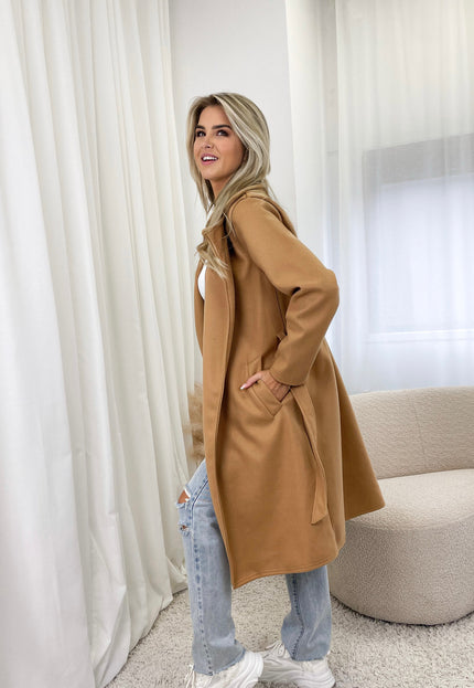 Famous Online Store Coat Lisa camel