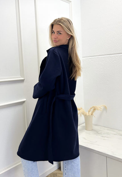 Famous Online Store Coat Lisa marineblauw