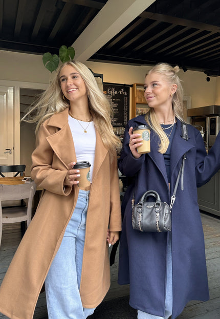 Famous Online Store Coat Lisa marineblauw